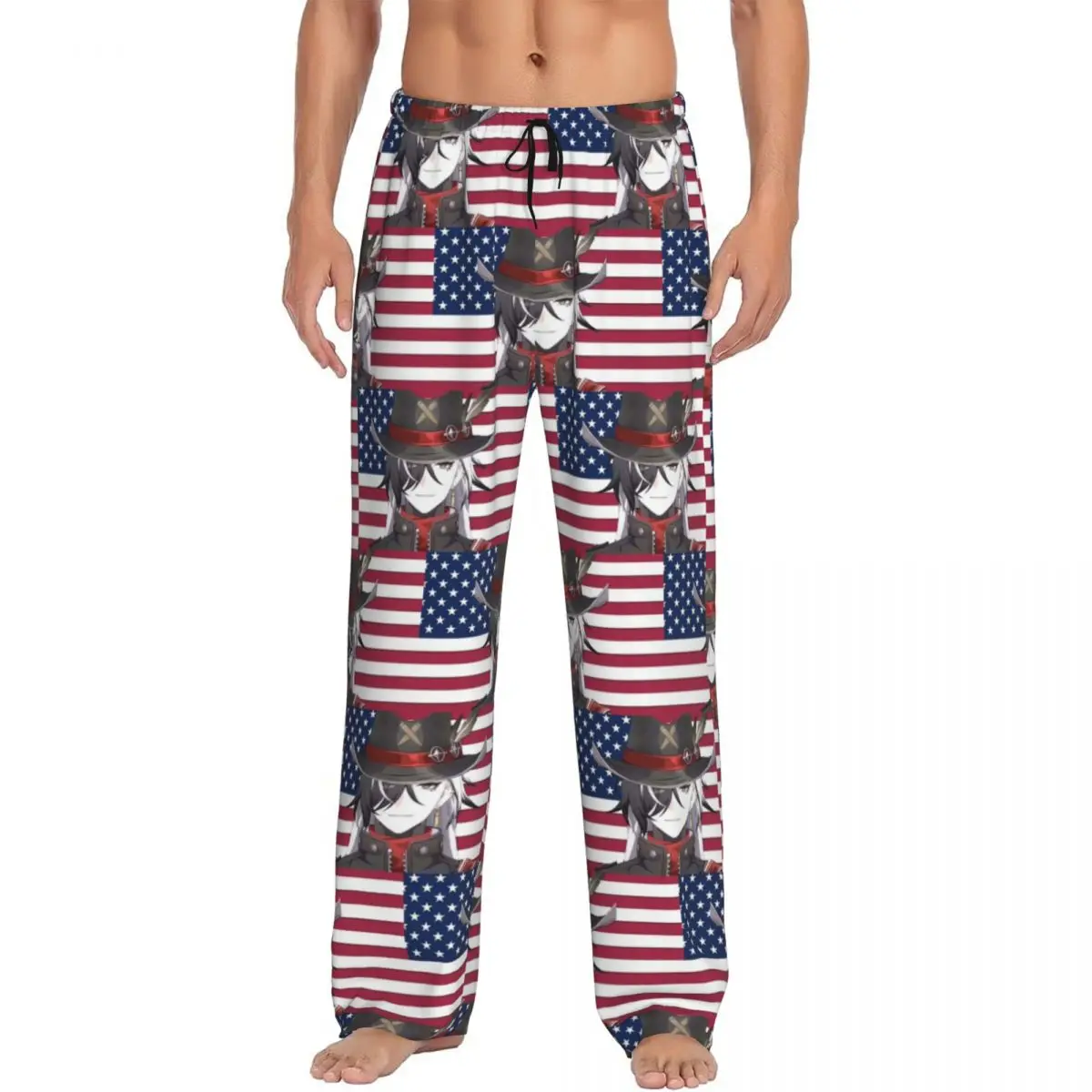 

Custom Boothill Pajama Pants Men Sleepwear Sleep Lounge Bottoms with Pockets