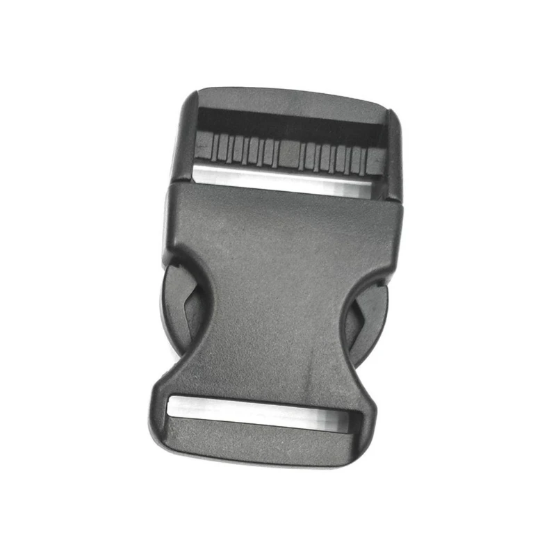 Fivelas liberação lateral duráveis ​​e leves, clipes fivela plástico ajustáveis, fivela cinto plástico