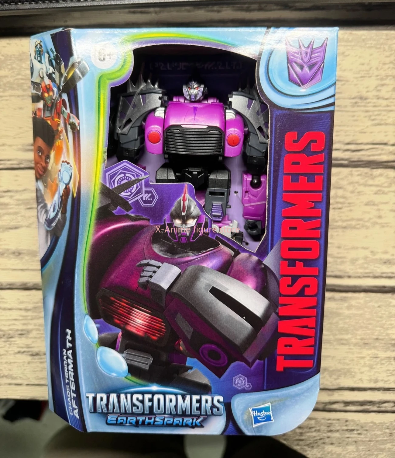 Hasbro juguetes de transformación EarthSpark Deluxe clase Terran Jawbreaker Chaos Terran Aftermath figura de acción Robot colección de regalos