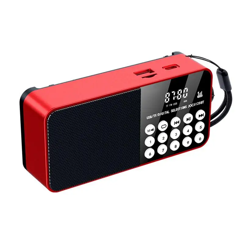 

Small Portable Radio Stereo Radio Digital Display Small Player TF Card Support For Emergencies Tornado Survival Outdoor Travel