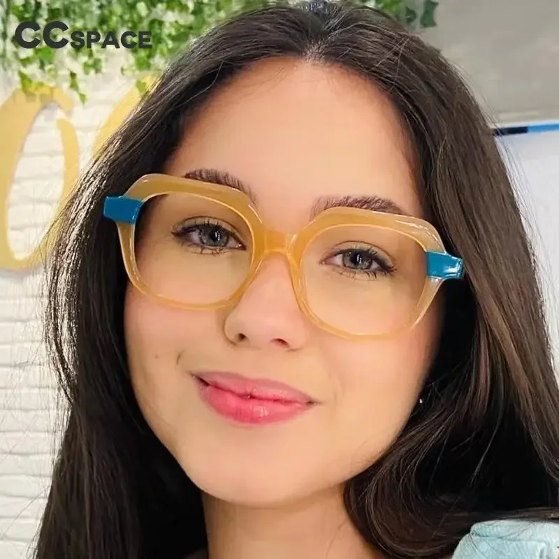56425 Fashion Anti Blue Light Blocking Women Cat Eye Glasses Frame Luxury Designer Retro Eyeglasses for Ladies Optical