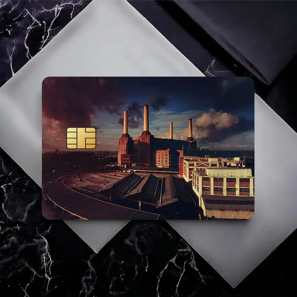 Band P-Pink Floyd Credit Card Skin Stickers For Bank Card Bus Metro Card Sticker Waterproof Gift