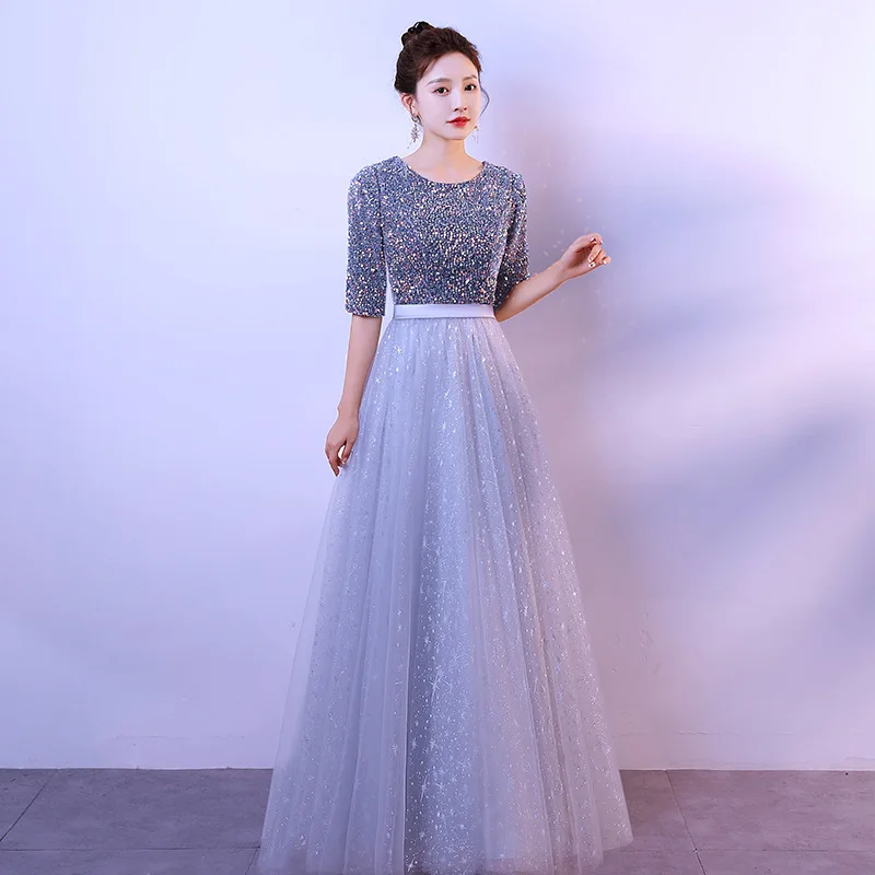 Костюм для хора, женское длинное платье, костюм для хора для взрослых, хост, Recitation Red Song, художественный экзамен, соло, вечернее платье