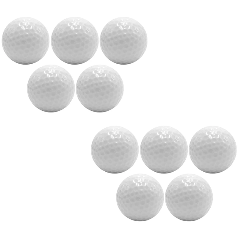 10 Pcs LED Lighted Golf Balls LED Golf Practice Ball Special Golf Balls Constant Brightness Glitter For Playing At Night