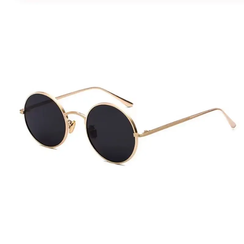 

New Men Polarized Sunglasses Retro Punk Style Metal Round Frame Sunblock Sun Glasses Drive Sports Outdoor Travel Eyewear T251