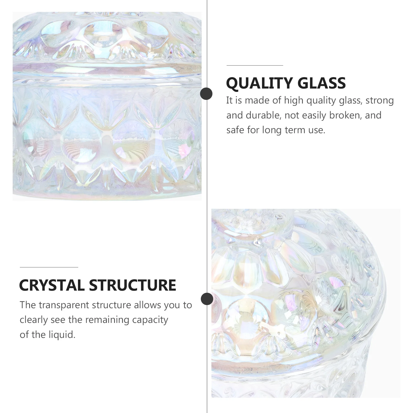 

1Pcs Nail Art Liquid Cup Practical Glass Craft Manicure Tool Pen Cleaning Holder Transparent Container for Nail Polish Mixing