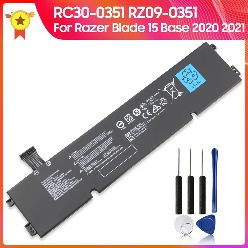 

New Replacement Battery RC30-0351 RZ09-0351 for Razer BIade 15 Base 2020 2021 RZ09-03519E11 Series RZ09-0369X Series 4000mAh