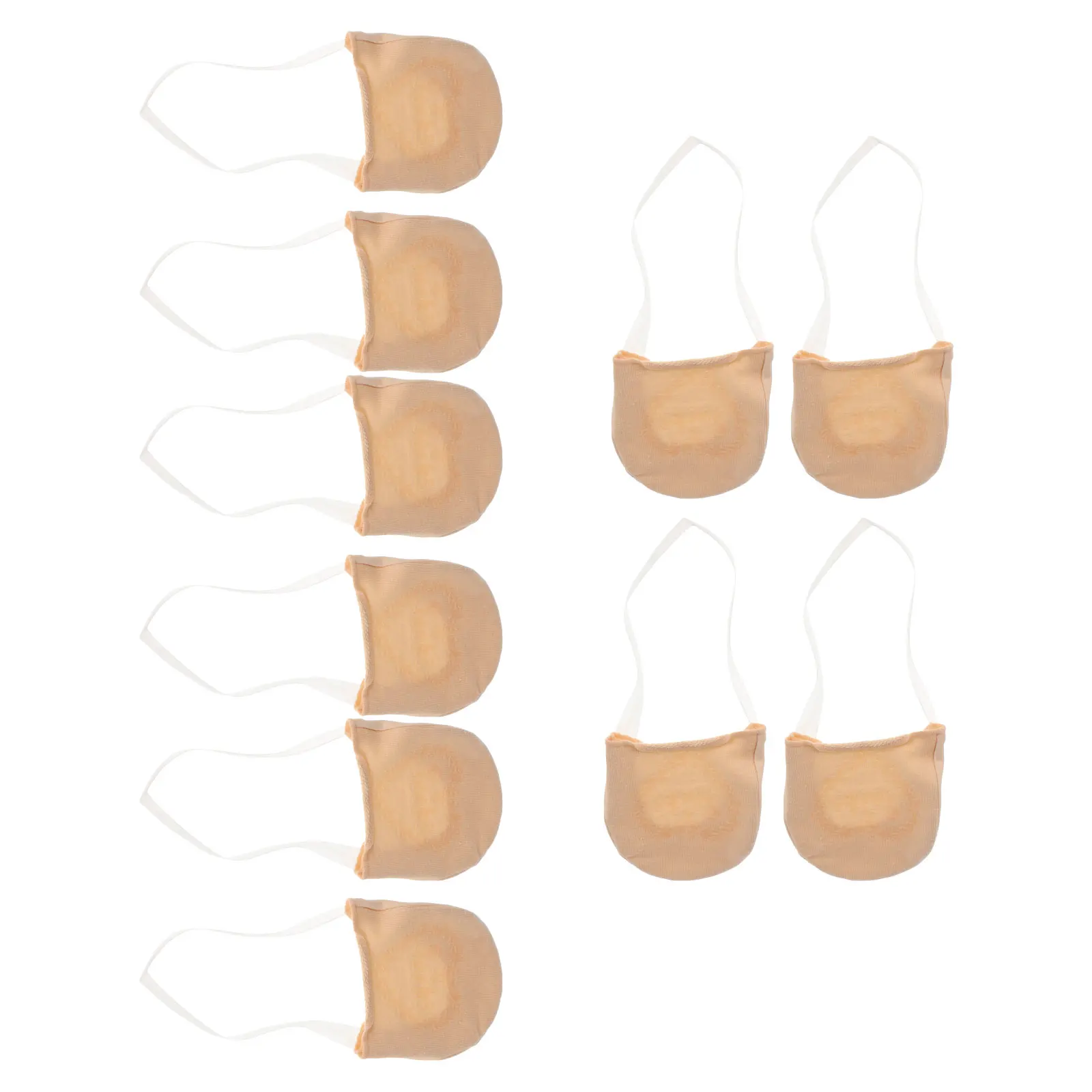 

5 Pairs Non Slip Invisible Ultra Low Cut Liner Socks for Women Gripper Forefoot Heel Reliable Comfortable Shoe Socks