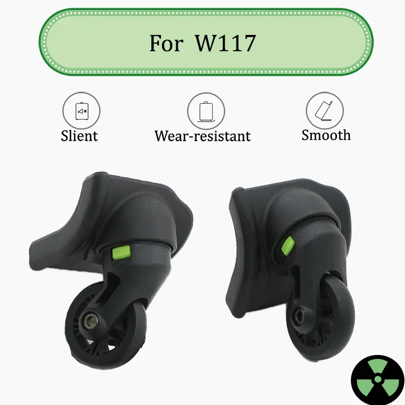 

For W117 Professional Luggage Wheel Repair Kit—Durable 360° Swivel Wheels with Reinforced Rubber Easy Replacement Parts