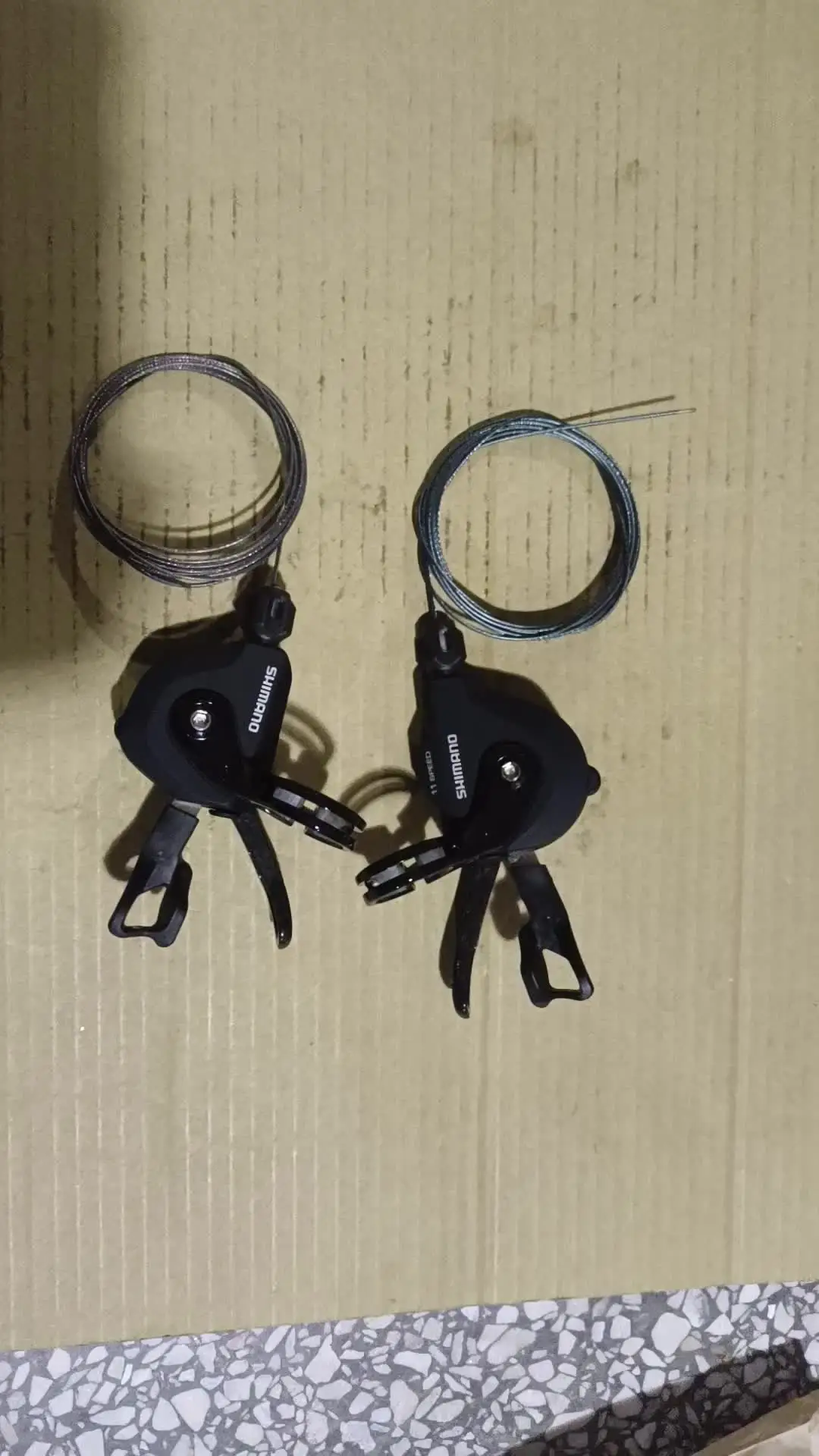 Shimano-ブラックシフトレバー,オフロードバイク,105,sl,rs700,右側,11