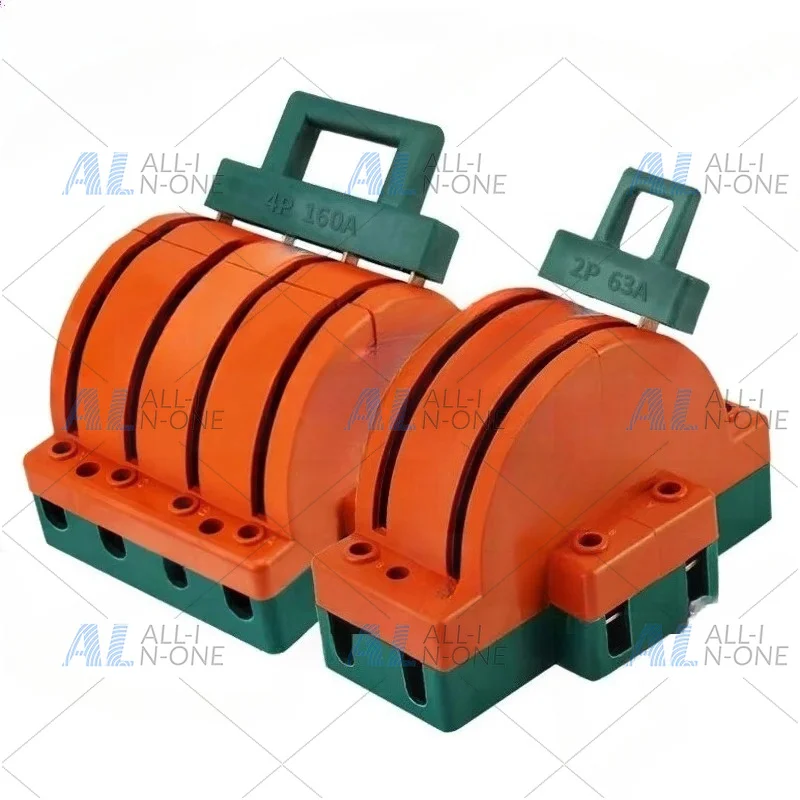 1PC Knife Switch 2P 3P 4P 32A 63A 100A Single Phase Two Wire / Three Phase Three Wire / Three Phase Four Wire Power Supply