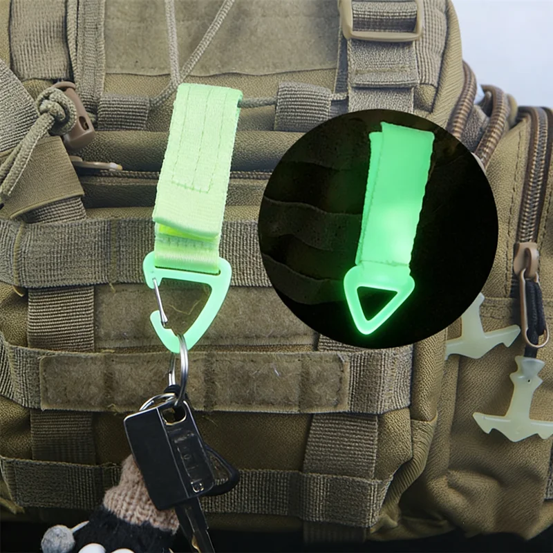 Mochila táctica MOLLE luminosa con hebilla triangular y cierre rápido - imagen 2