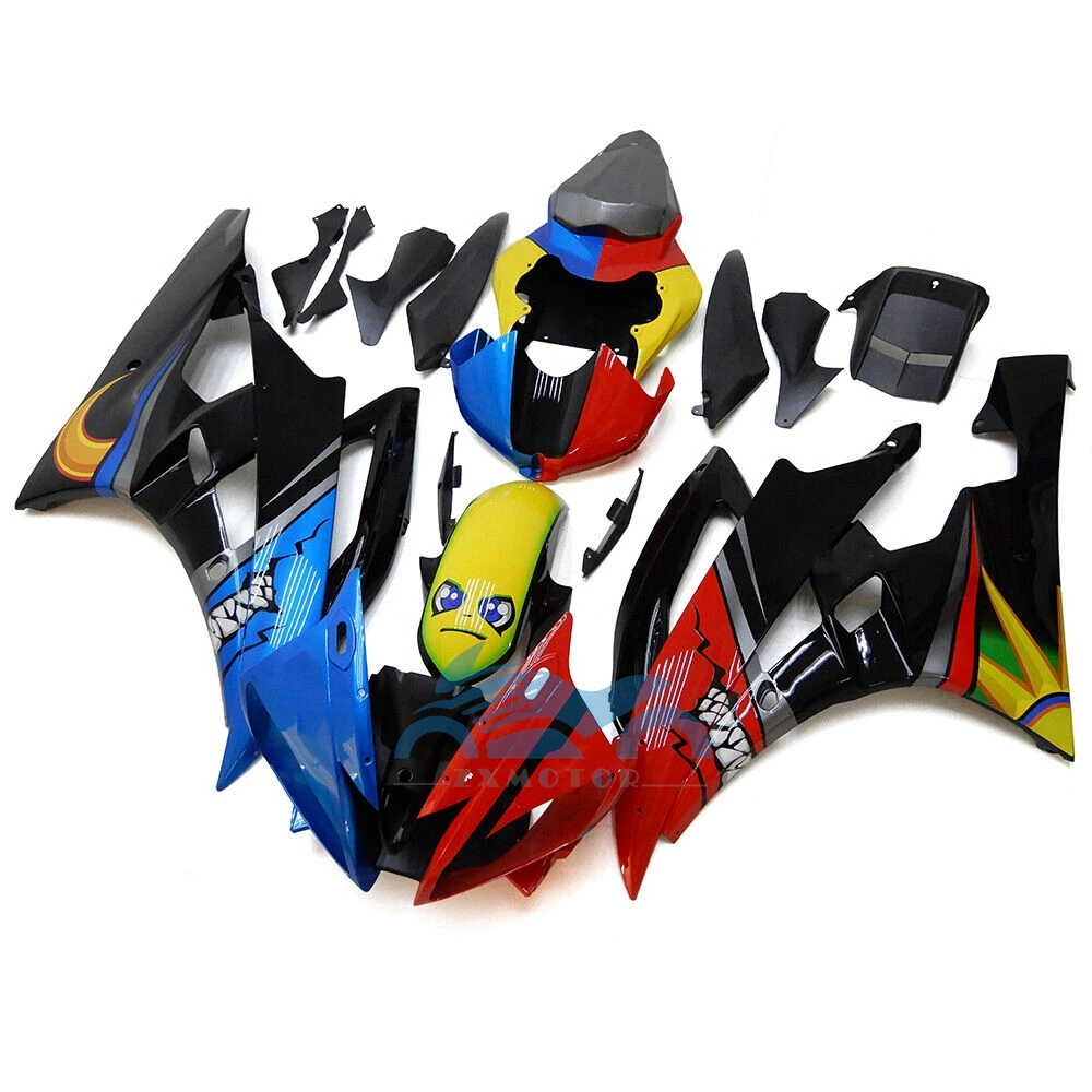 NEW ABS kits for YAMAHA YZF R6 2006 2007 Color Shark Superior Motorcycle Injection fairing  r6 06 07