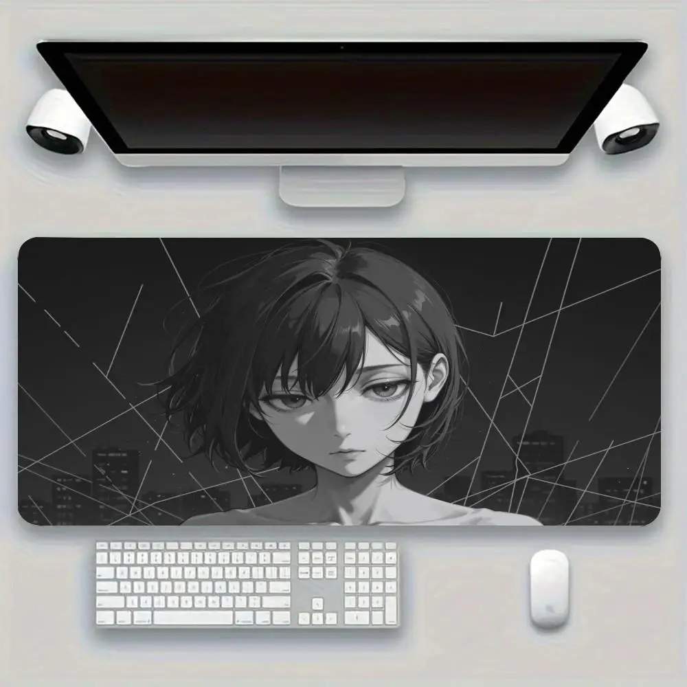erie Skeletal Hand Pattern Gaming Mouse Pad Large Size Desk Mat for Bedroom Learning & Esports