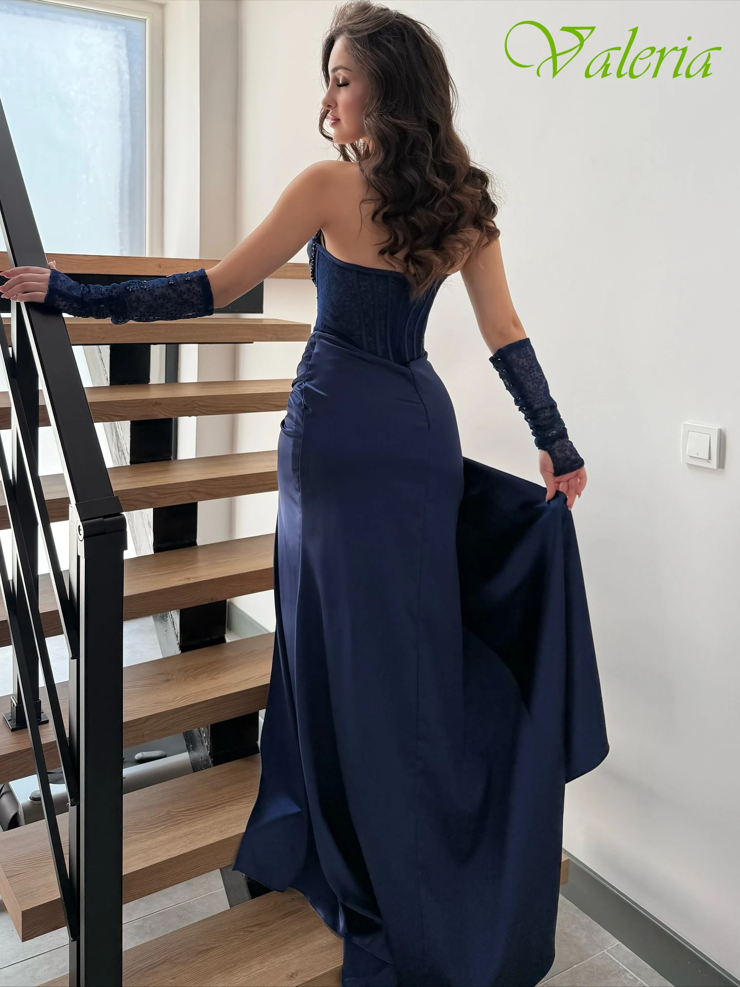 فستان سهرة أنيق مخصص بدون حمالات بدون أكمام، فساتين مناسبة مخصصة حساسة، فستان حفلات عالي الجودة #2