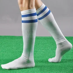 Calcetines largos a rayas para hombre y mujer, medias hasta la rodilla de lacrosse y LICRA, informales, profesionales