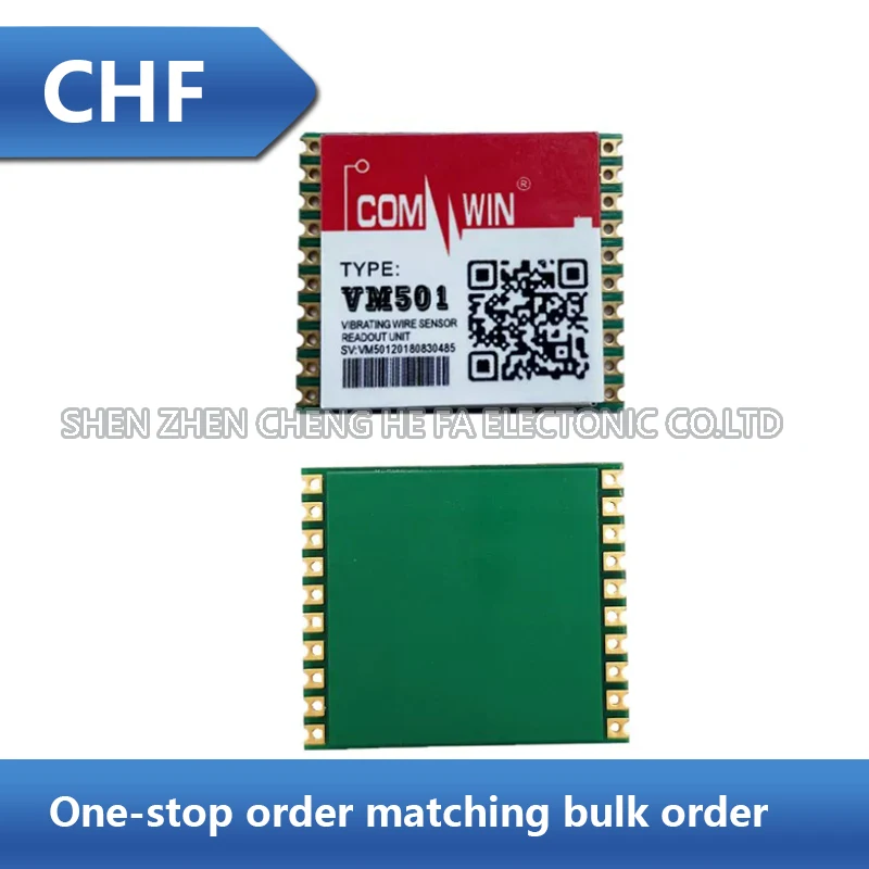 VM501 chord reading module high precision embedded plug and paste dual-purpose frequency temperature acquisition