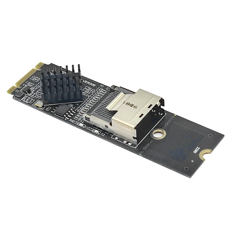 

M.2 NVME To SFF-8087 SATA3.0 Expansion Card Mini-SAS/SATA Hard Disk Adapter Card 36PIN Replacement