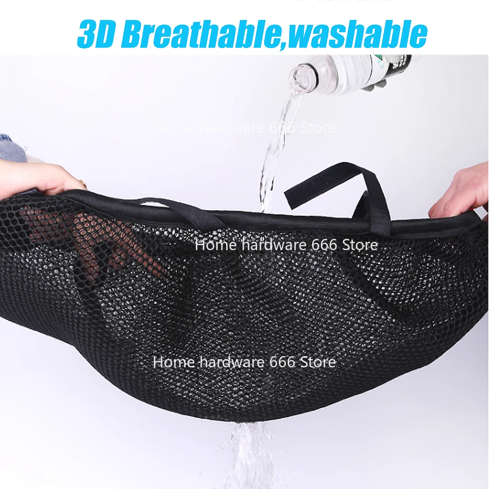 دراجة نارية ثلاثية الأبعاد تنفس شبكة حماية غطاء مقعد وسادة ل F800GS F800 GS 2008-2017 غطاء مقعد سرج من القماش