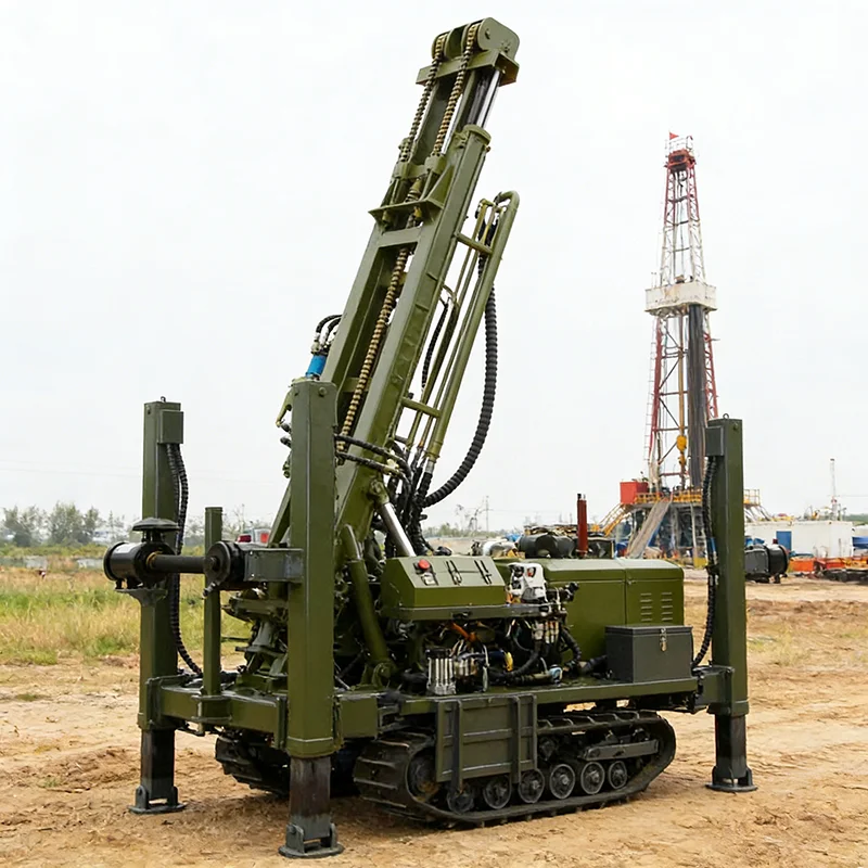 Hydraulic Pneumatic Water Well Drill Rig with Multi Function Control for Versatile Drilling Tasks