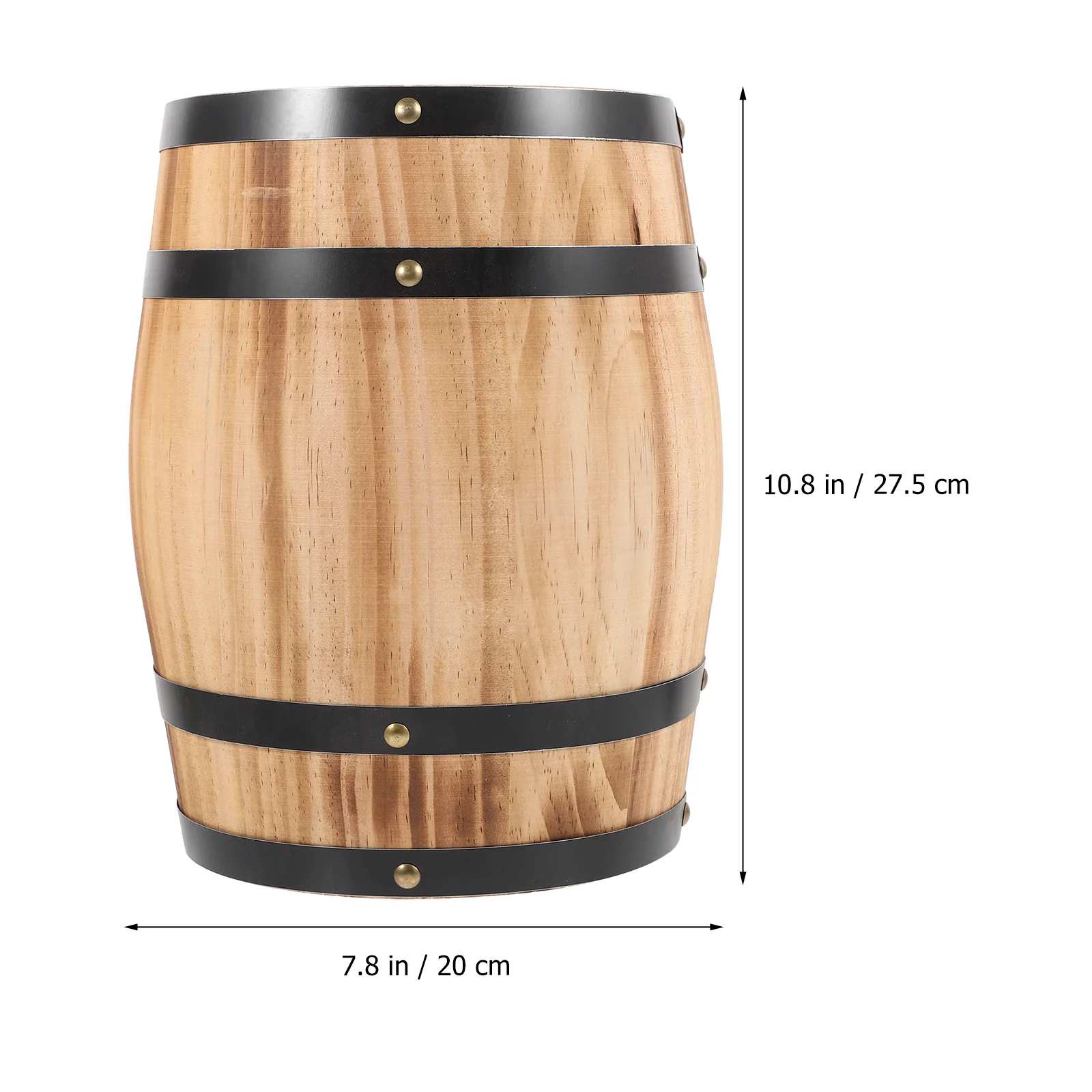 Barrel Aging Barrels Decorate Wood for Decoration Wooden Red Decorative