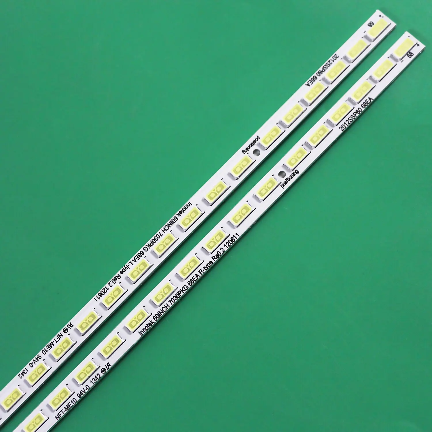 2 pezzi striscia di retroilluminazione a LED per 2012SSP60 68L 68R 7030 LCD-60NX550A LCD-60NX255A KDL-60R555A KDL-60R550A