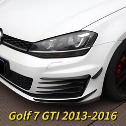 Front Bumper Side Air Vent Trim For Volkswagen VW Golf 7 GTI 2013-2016 Black Car Intake Frame Grille Splitter Spoiler Canard Lip