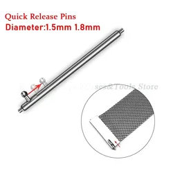 20PCS Quick Release Spring Bars Watch Band Pins Diameter 1.5mm 1.8mm Stainless Steel Watchbands Pins Width 20mm 22mm 18mm 24mm