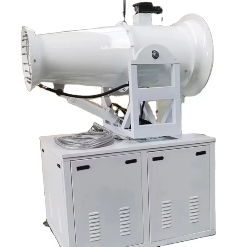 Truck Mounted Dust Suppression Fog Cannon 120m with Remote Control High Flow Fog Cannon For High Concentration Dust