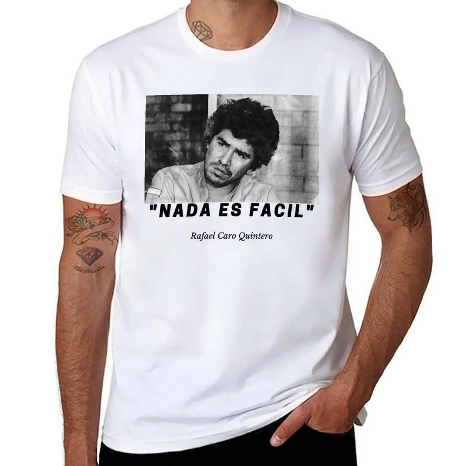 

Rafael Caro Quintero T-Shirt funny t shirts dark humor printed t shirts for man T-Shirt