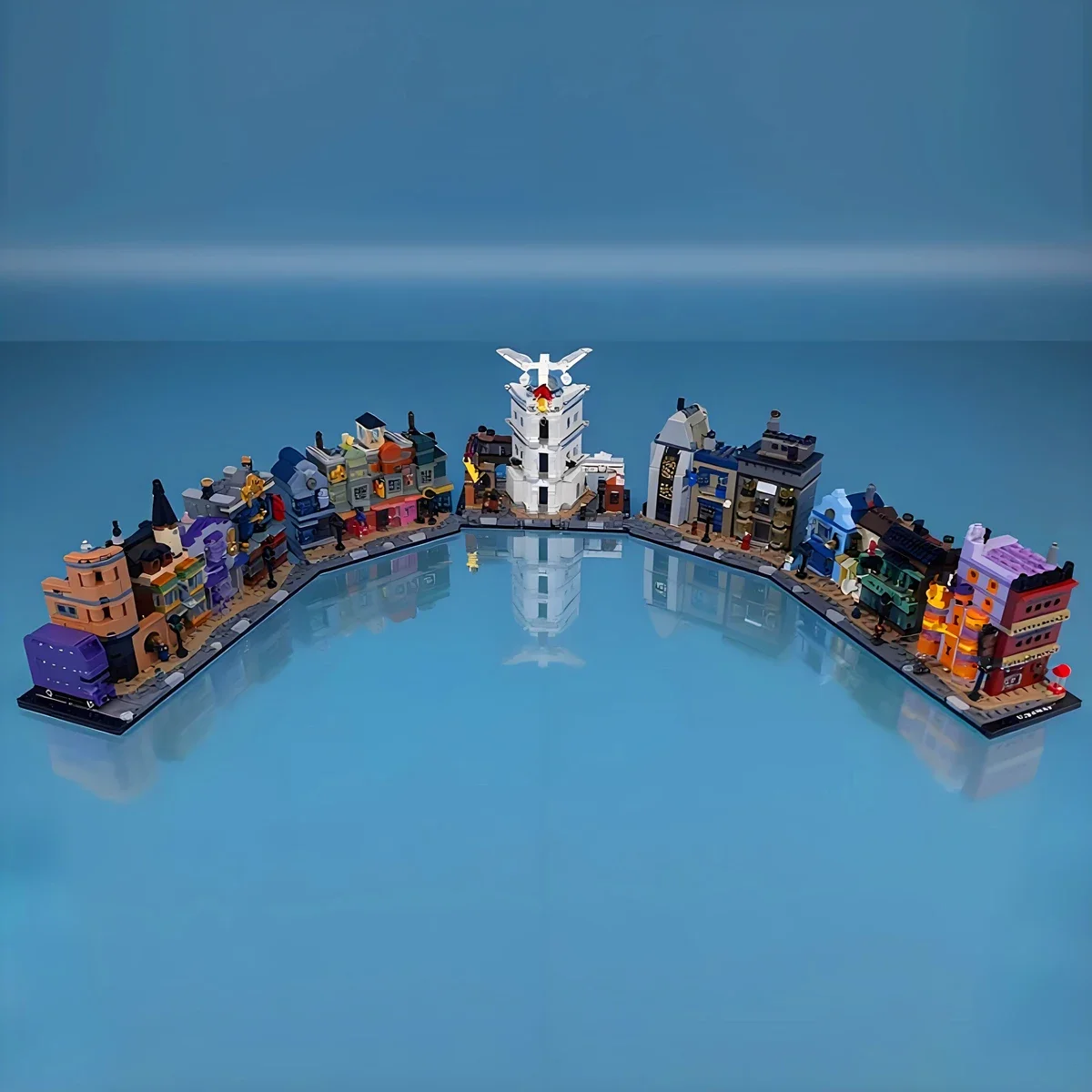 StreetView Alley Shop Magical Wizard World CITY Street Store ماجيك دراجون بانك نموذج بنة الطوب هدية عيد ميلاد