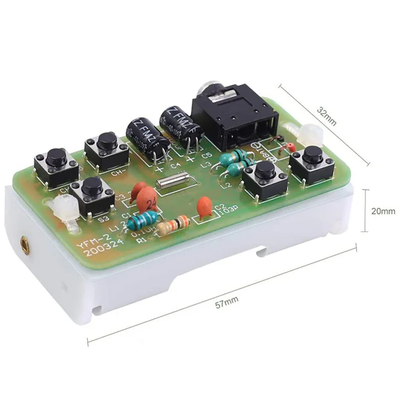 SQPP-3X 76Mhz-108Mhz Stereo FM Radio Receiver Module FM DIY Electronic Soldering Kit Circuit PCB Board Solder Practice