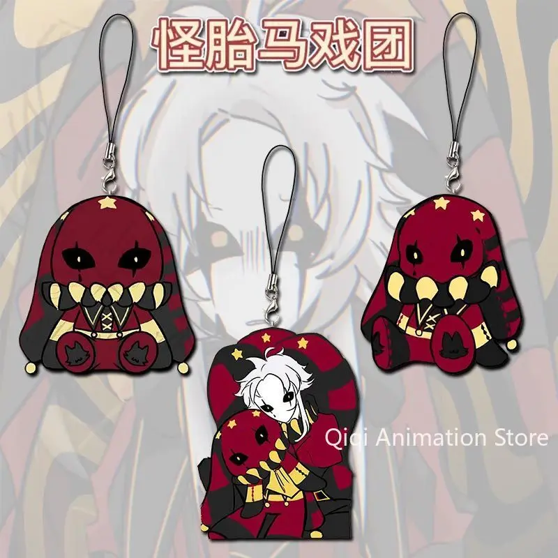 

3 шт., аниме «Црык цирк», подвески для мобильного телефона, мультяшный акриловый маленький кулон, цепочка для телефона, брелок для ключей, подарки для фанатов