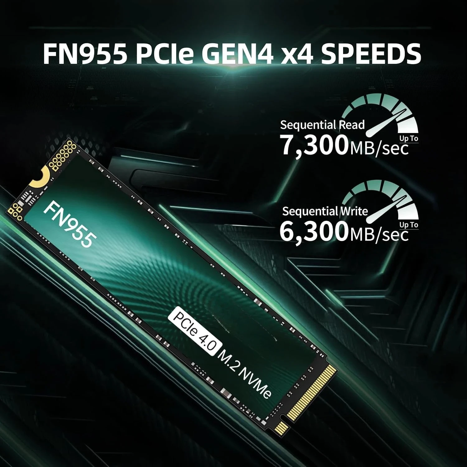 أداة FN955 4 تيرابايت SSD M.2 2280 PCIe Gen4 x4 NVMe 1.4 محرك الأقراص الصلبة الداخلي - متوافق مع أصلي مضمون. #2
