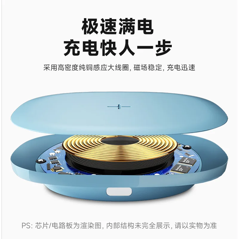 Foldable LED desk lamp with wireless charger, phone stand, ambiance night light, and TWS magnetic Bluetooth speaker.
