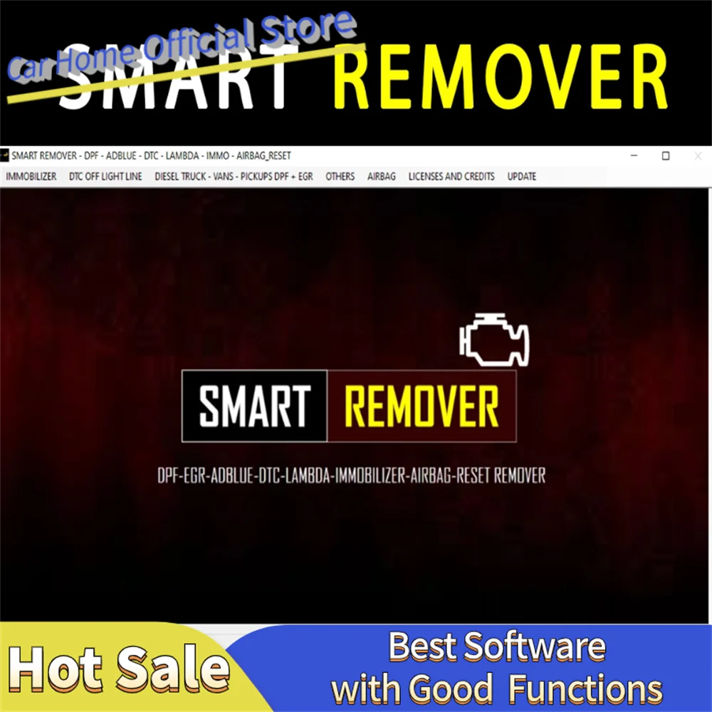 Smart Remover Software 2022 Multi Remover Function Full License  Activated Online For Immobilizer Assisied Electic Stering