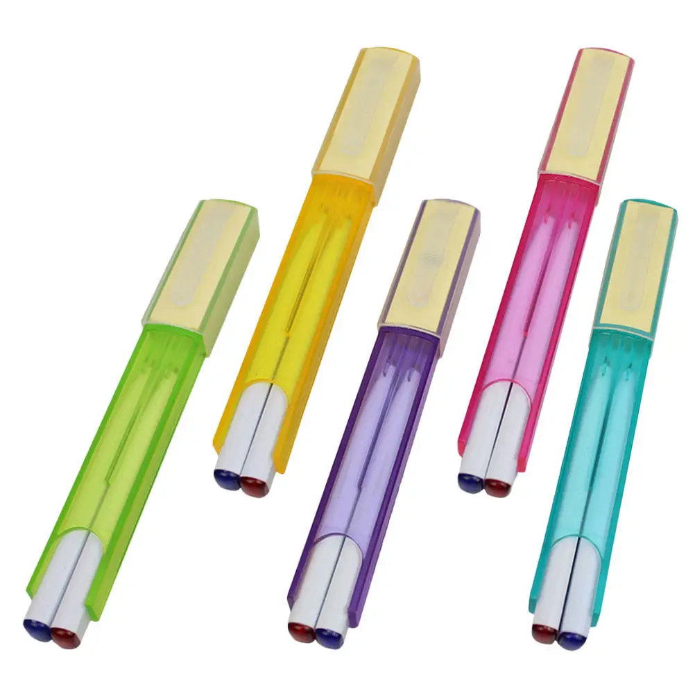 10Pcs Double Color Ballpoint Writing Pens Smooth Delivery Fast Writing Speeds for Studying Journal Art Coloring Notes