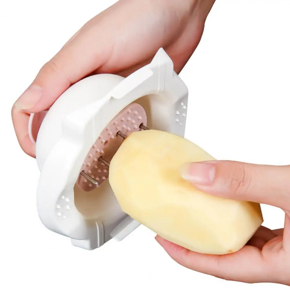 Food Safety Holder Vegetable Slicer Anti-cut Protector Efficient Kitchen Safety Tools Reusable Finger Guards for Vegetable