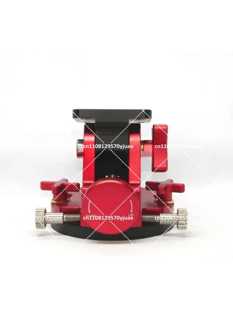 Equatorial Latitude Adjustment Base for Telescope Photography, Left Right ±10° Tilt, 20KG Load Capacity