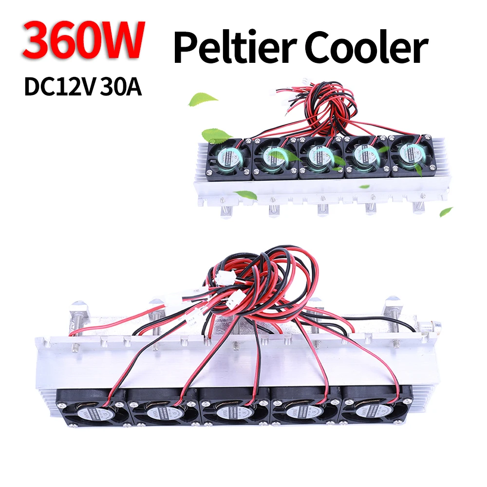 

360W 30A DC 12V Air Conditioner Temperature Controller Semiconductor Air Conditioner Cooling System Semiconductor Cooling System