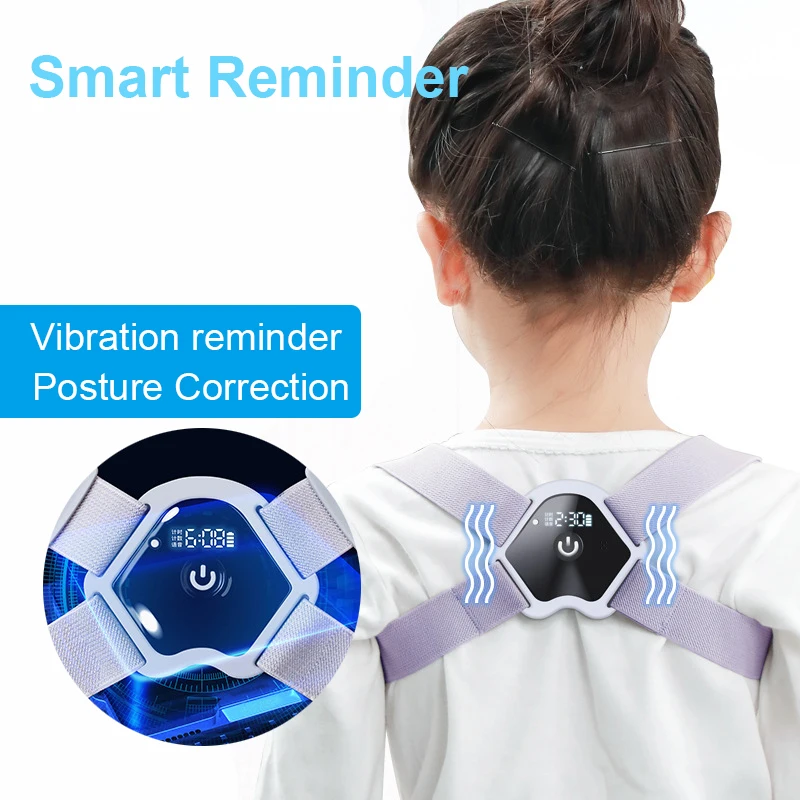 Intelligent Posture Corrector Back Posture Trainer Adjustable Length Back Support Clavicle Spine Shoulder Correction Smart