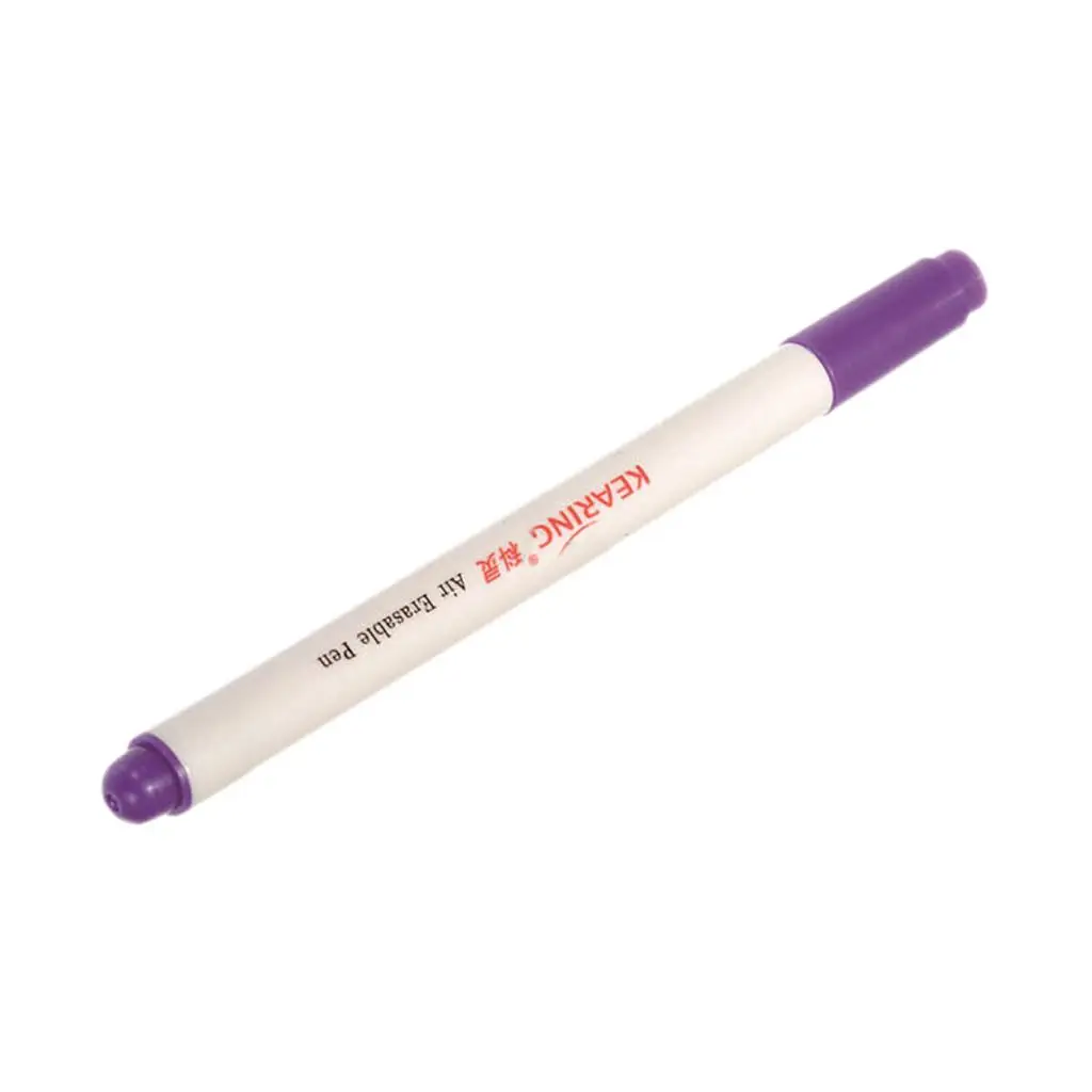 0.8mm Fabric Marker Pen Air Erasable Disappearing Ink Chalk Purple