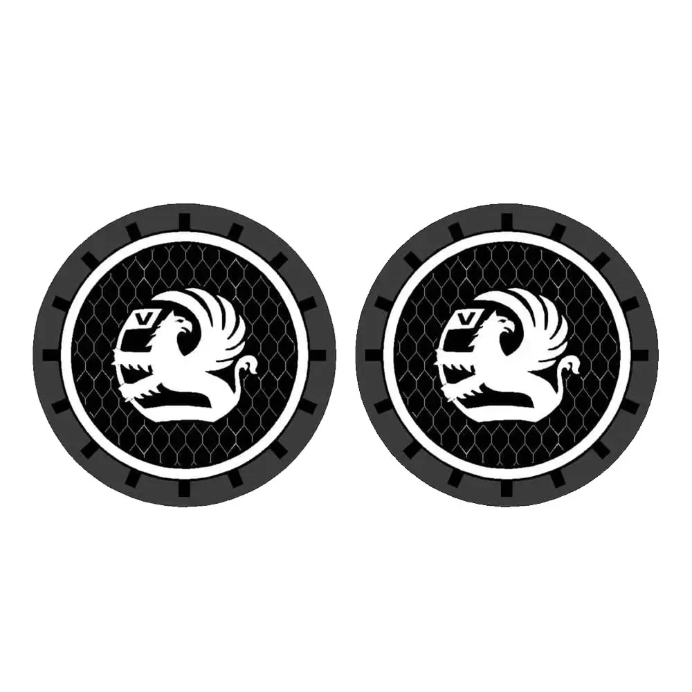 1 / 2PCS Anti Slip Mat Car Water Cup Slot Car Coaster Decorate Accessories Case For Vauxhall Sandero Duster Stepway Auto Styling