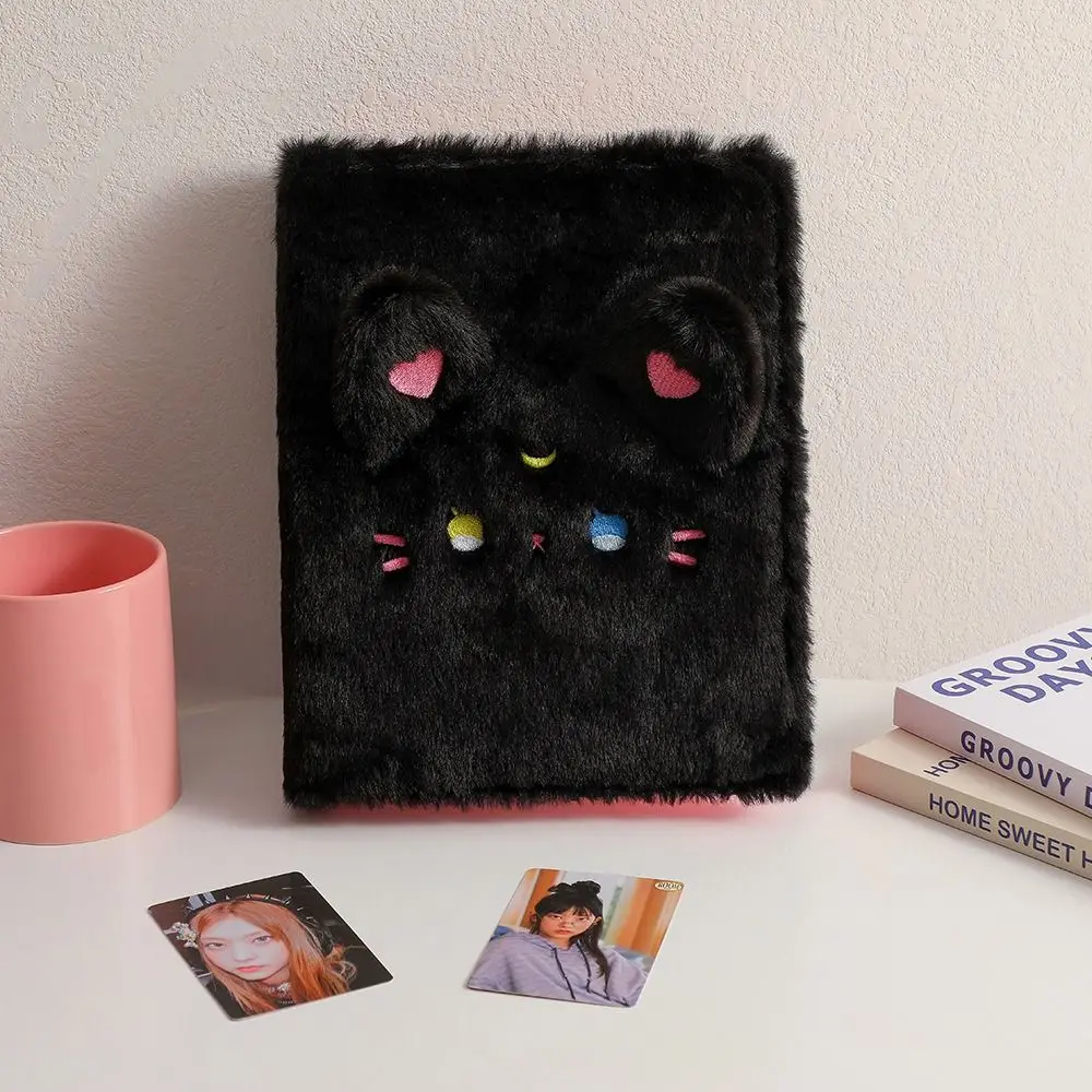 Photocard Holder Cat Bear Cards Album Cover Inner Page Refill Card Albums Collection Book Cover Fluffy Loose-leaf