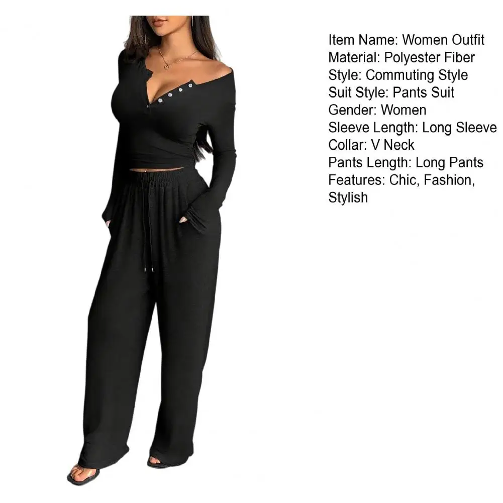 

Fashion Women's Set Long Sleeve Pullover Sweatshirt And Jogger Straight Pants 2026 Two 2 Piece Sets Outfit Tracksuit Outfit