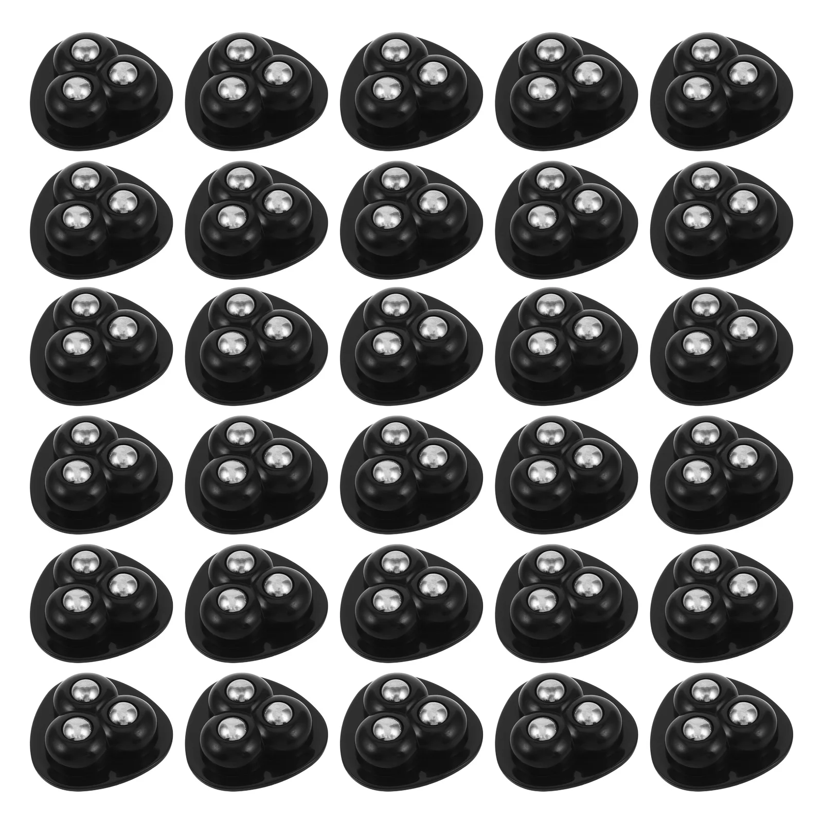 

32 шт. самоклеящиеся мини-ролики для защиты поверхности, бесшумная работа для кухонных столешниц и шкафов