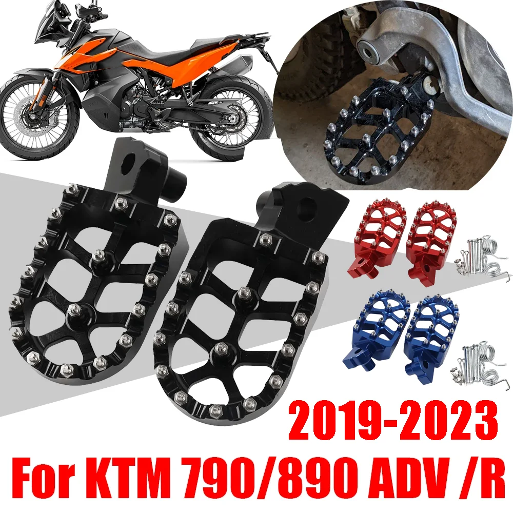 Für KTM 790 890 ADVENTURE R ADV 790R 890R 2019 - 2023 2021 2022 Zubehör Fußrasten Fußstützen Fußpedale Teile – Detail 1