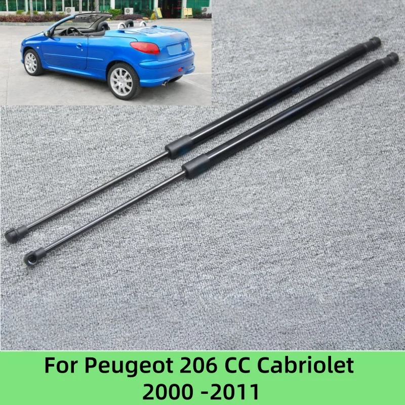 

8731F2 9637115080 Задний багажник автомобиля Газовая пружина Амортизаторы Газовые стойки Подъемная опора Аксессуары для Peugeot 206 CC Cabriolet 2000-2011