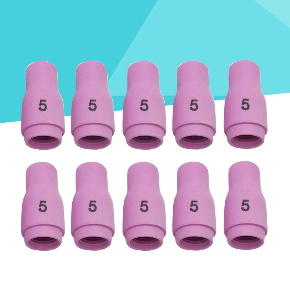 

10Pcs Ceramic Nozzles for Professional Welding Durable Long Lasting Easy to Use Precise Design Argon Arc Welding