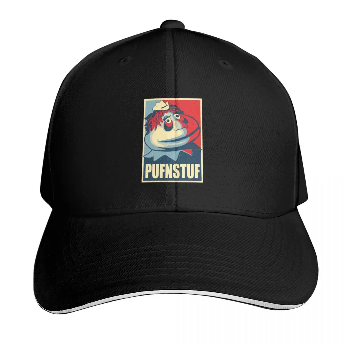 PUFNSTUF SHIRT Baseball Cap Cotton Twill Breathable Contrast Two Tone Brim Snapback Flat Bill